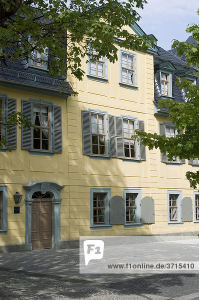 Weimar Thüringen Deutschland Haus Friedrich Schiller