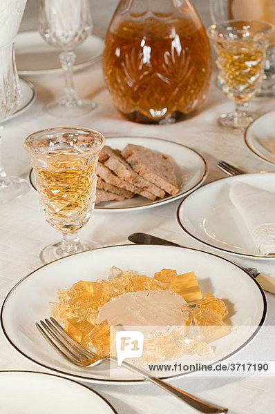 Foie gras und Süßwein