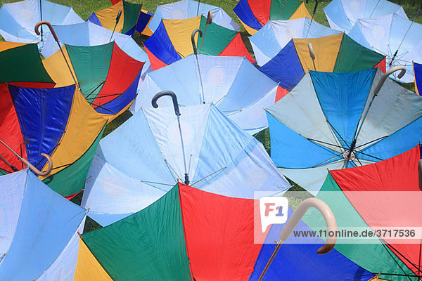 Schirme für Sun Protection  Borobudur  Indonesien