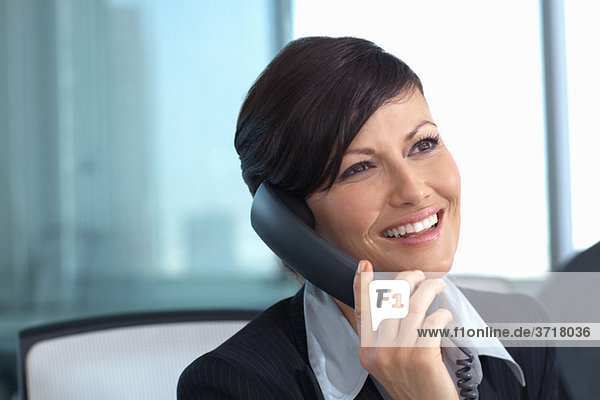 Businesswoman on phone