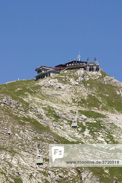 Gipfel von Nebelhorn - Seilbahn - Allgäu