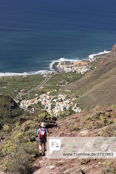 La Calera and La Playa - Valle Gran Rey La Gomera Canary Islands