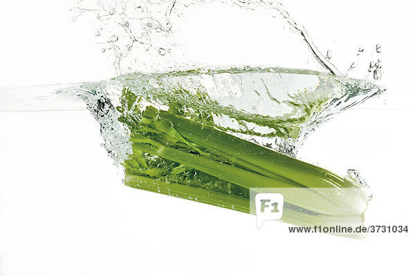 Celery in water