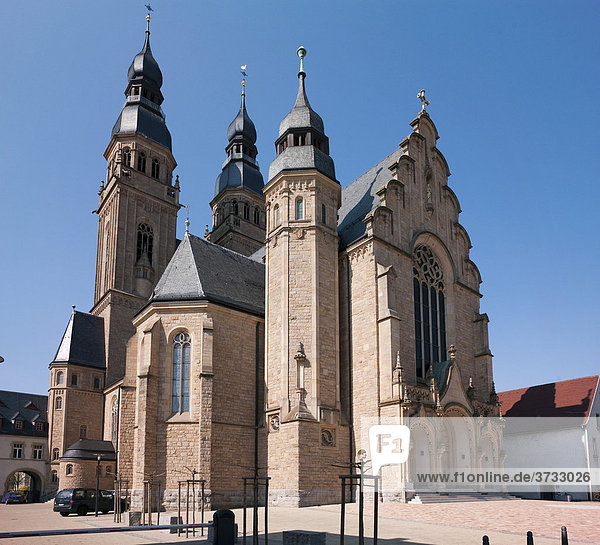 Sankt-Josephs-Kirche  oder Josephkirche  katholische Pfarrkirche  Speyer  Rheinland-Pfalz  Deutschland  Europa