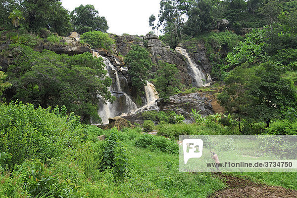 Wasserfälle bei Soni  Usambara-Berge  Tansania  Afrika