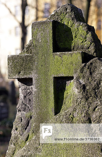 Stone grave cross