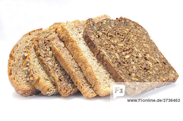 Verschiedene Brotsorten