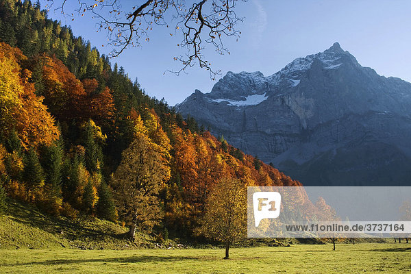 Spitzkarspitze im Herbst  Eng  Tirol  Österreich  Europa