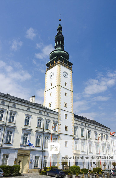 Town-hall in Litovel  Moravia  Czech Republic  Europe