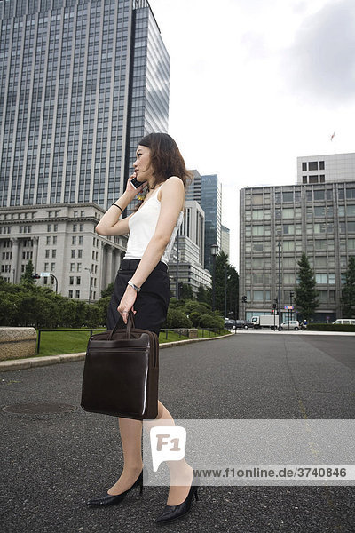 Young business woman  Tokyo  Japan  Asia