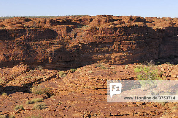 Kings Canyon Rim Walk  Sandstein-Formation  Watarrka National Park  Northern Territory  Australien