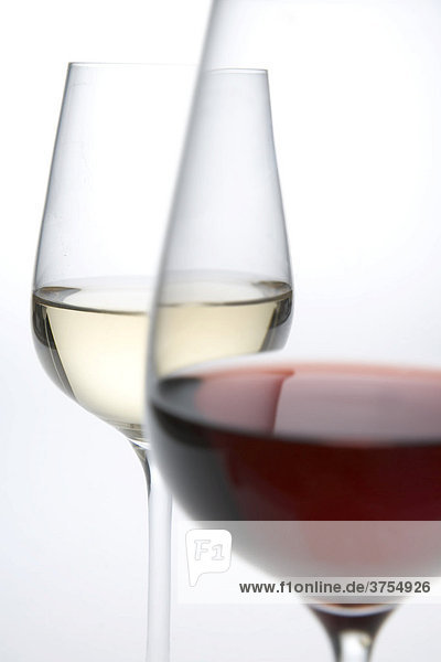 Rot- und Weißweinglas