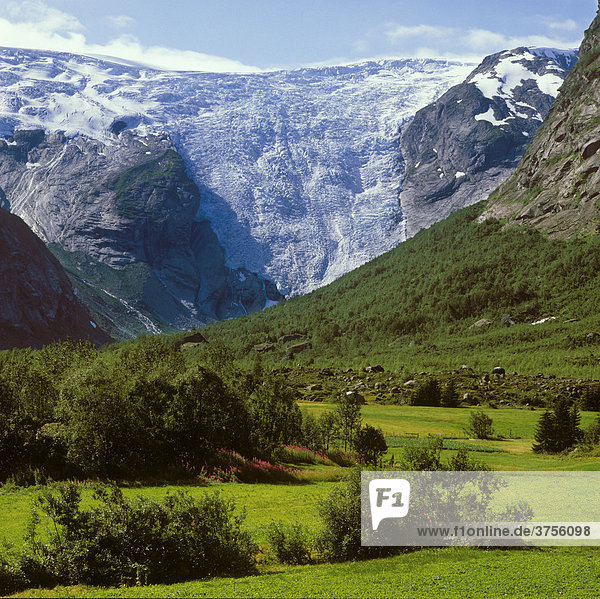 Bergsetbreen  Jostedalsbreen  Norwegen