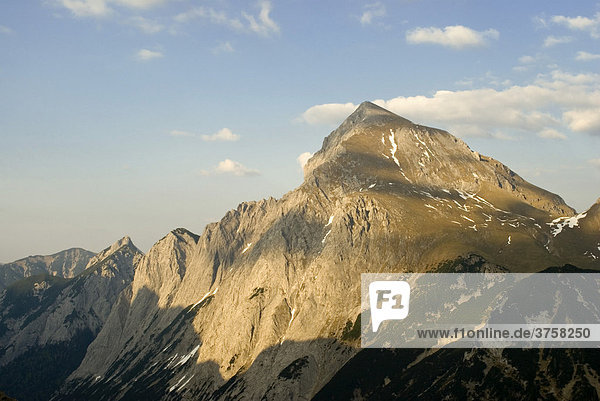 Gamsjoch  vom Ladiz-Jöchl aus gesehen  Karwendel-Gebirge  Tirol  Österreich  Europa