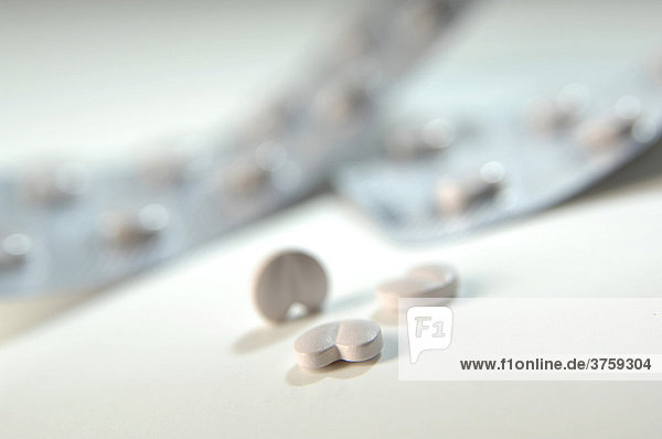 Tabletten mit Blisterverpackung