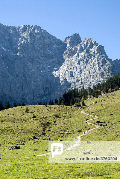 Eng  Hinterriß  Vomp  Großer Ahornboden  Karwendelgebirge  Tirol  Österreich