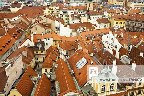Dächer über Prag Tschechien