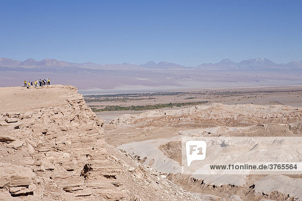 Blick auf die Felsformationen der Salzkordillere  San Pedro de Atacama  RegiÛn de Antofagasta  Chile  Südamerika