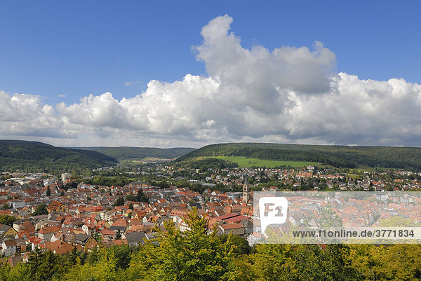 Blick über die Stadt Tuttlingen - Baden-Württemberg  Deutschland  Europa.