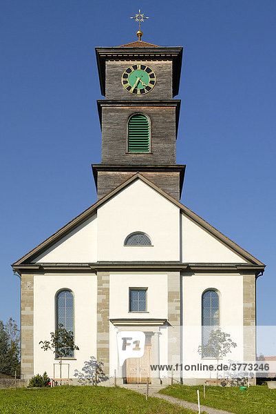 Basadingen-Willisdorf - Dorfkirche - Kanton Thurgau  Schweiz  Europa.