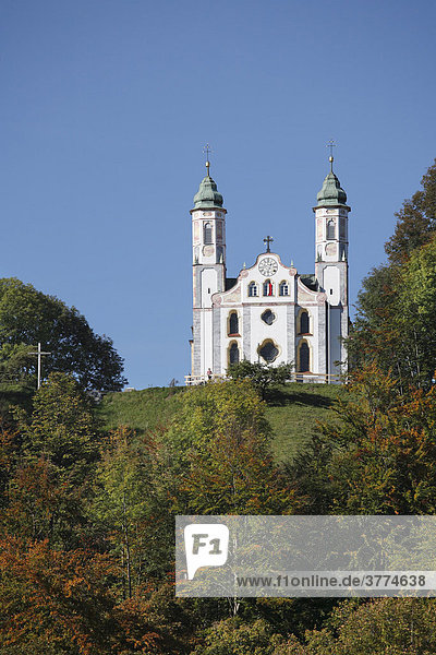 Bad Tölz  Kalvarienberg in Bad Tölz  Kreuzkirche  Oberbayern  Deutschland