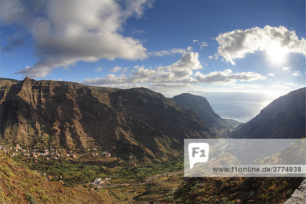 Valle Gran Rey  La Gomera  Canary Islands  Spain