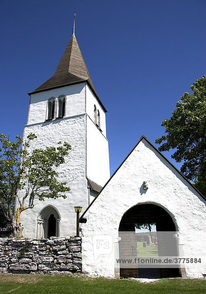 Wehrkirche in Fleringe  Gotland  Schweden