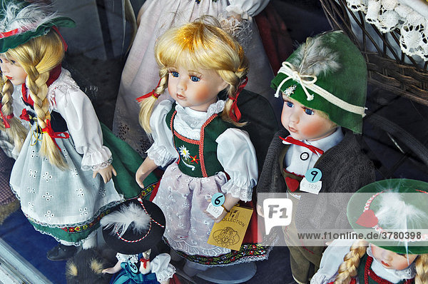 Bayerische Souvenirs  München  Bayern  Deutschland