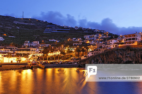 View over the fishing village   Camara de Lobos  Madeira  Portugal