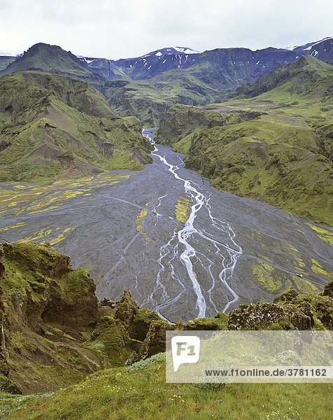 Hvannargil gorge Thorsmoerk Iceland