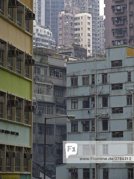 Wohnhäuser  Hongkong  China  Asien