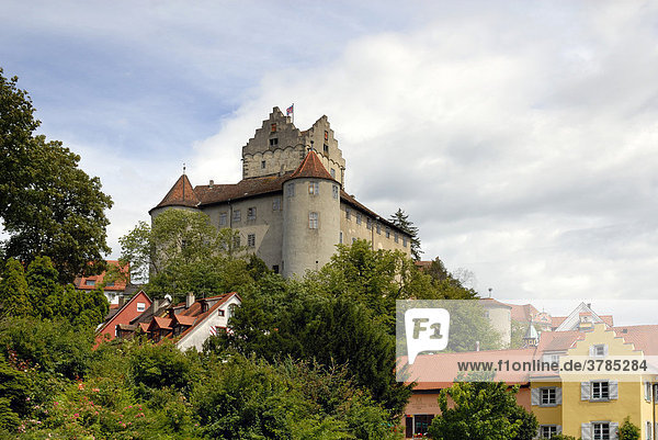 Histrorische Burg  Meersburg  Baden-Württemberg  Deutschland  Europa.