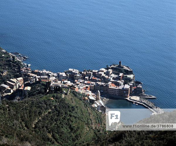Monte Rosso in Cinque Terre  Riviera  Liguria  Italy