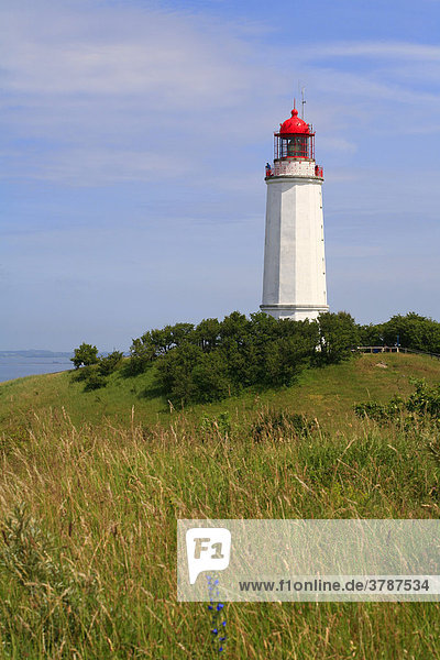 Lighthouse on the island Hiddensee  Mecklenburg-Western Pomerania  Germany