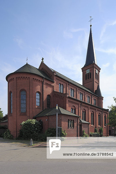 Kirche Sankt Vicelin  Neumünster  Schleswig-Holstein  Deutschland  Europa