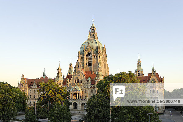 Das Neue Rathaus in Hannover  Niedersachsen Deutschland