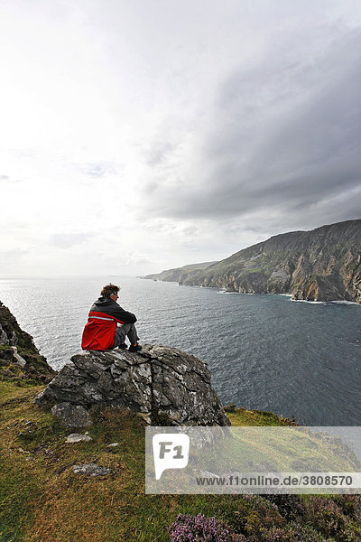 Slieve League cliffs  Donegal  Ireland
