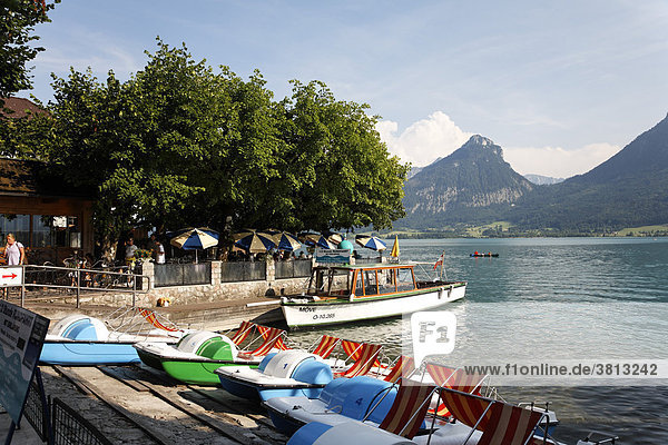 St. Wolfgang Wolfgangsee lake Salzkammergut Upper Austria