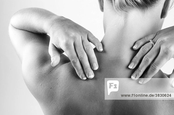 Rückenschmerzen Rücken Verspannung Leiden Massage Nacken Schmerz Muskel