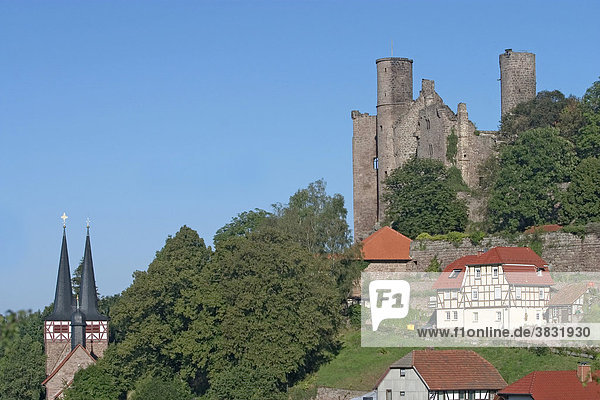 Germany  Thuringia  Hanstein castle