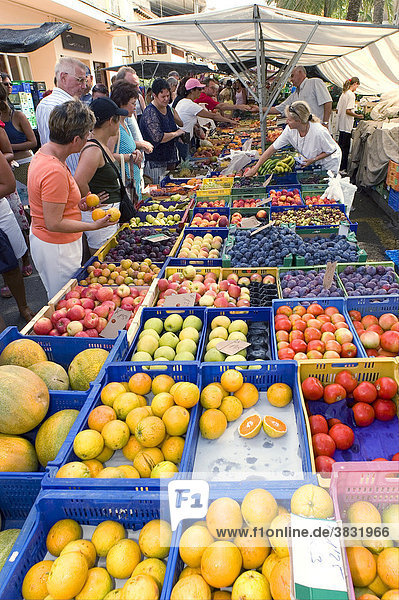 Majorca  Cala Rajada  farmer's market