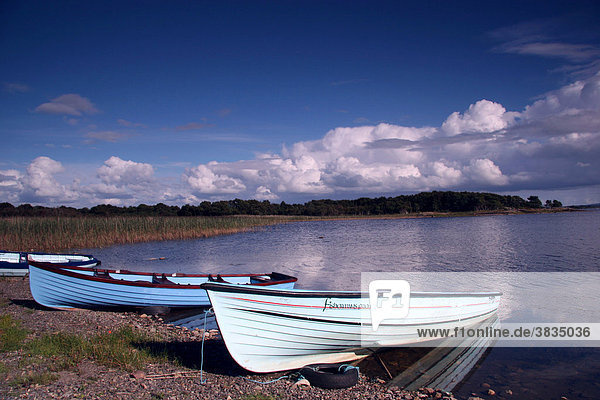 Fisherman¥s friend: Boote am Loch Conn / Irland