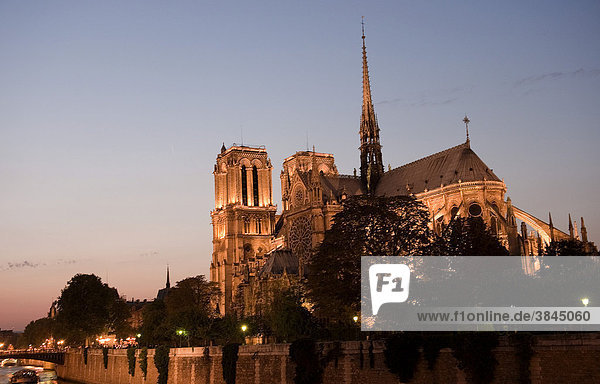 Kathedrale Notre Dame  Paris  Ile de France  Frankreich  Europa
