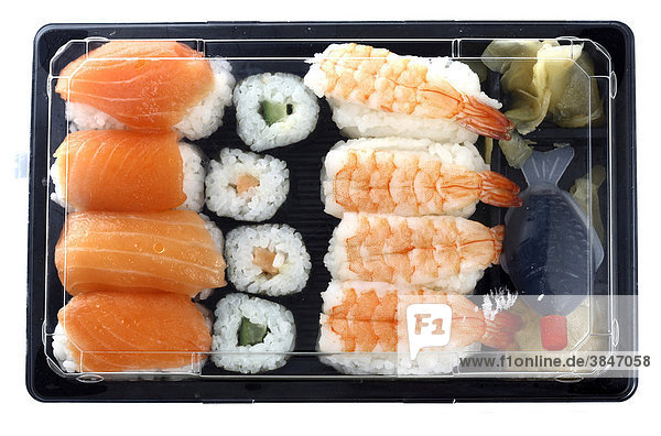 Sushi  Sashimi  in Verpackung