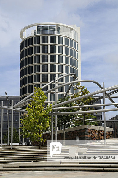 Modernes Bürogebäude  Hafencity  Hamburg  Deutschland  Europa