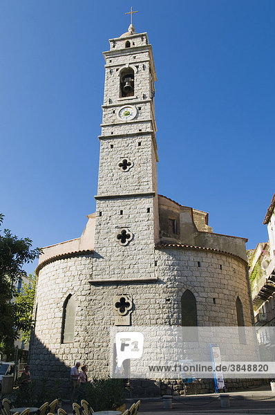 Church of Porto Vecchio  Corsica  France  Europe