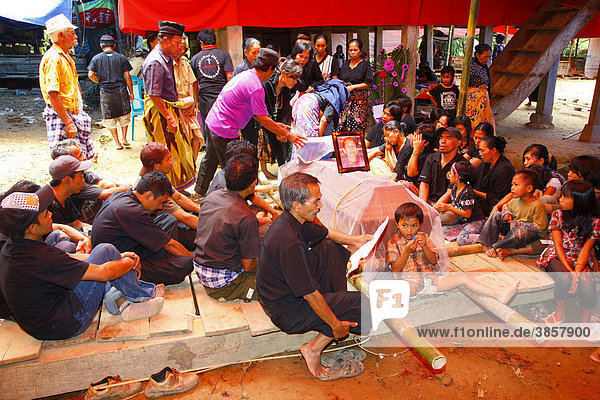 Beerdigungszeremonie  Toraja Kultur  Sulawesi  Indonesien  Asien