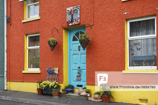 Buntes Haus  Kinsale  County Cork  Irland  Britische Inseln  Europa