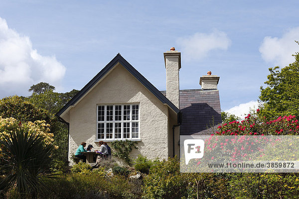 Dinis Cottage bei Meeting of the Waters  Killarney Nationalpark  County Kerry  Irland  Britische Inseln  Europa