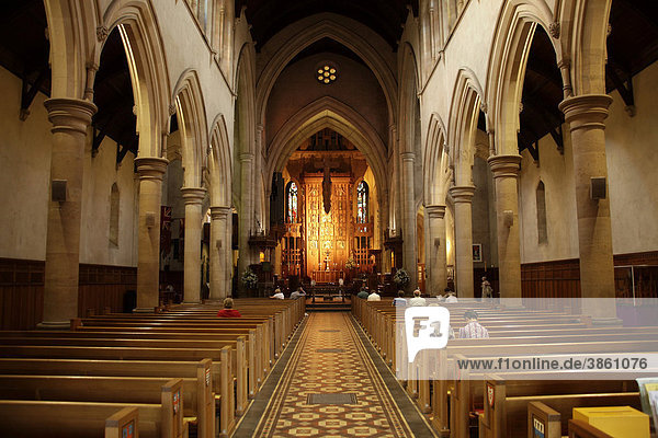 Interior of St. Peter's Cathedral in Adelaide  South Australia  Australia